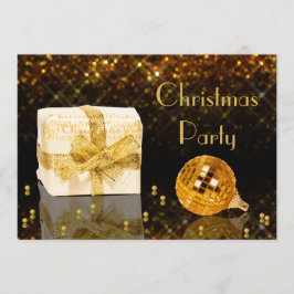 金きらめくのクリスマス 招待状