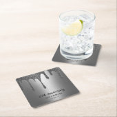 金きらめく属銀ドリップ25周年S スクエアペーパーコースター (インサイチュ)