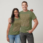 金こはく色のスタイル Tシャツ (ユニセックス)