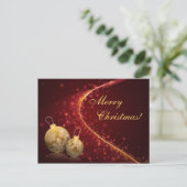 金つまらないもののクリスマス シーズンポストカード (スタンド正面)