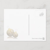 金つまらないもののクリスマス シーズンポストカード (裏面)