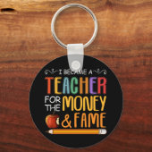 金と名の先生になった キーホルダー (正面)