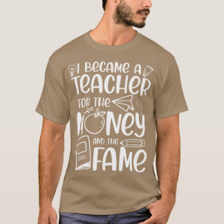 金と名の先生になった Tシャツ