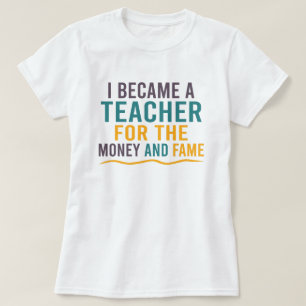 金と名の先生になった Tシャツ