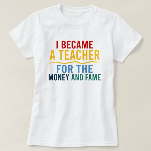 金と名の先生になった Tシャツ (デザイン正面)
