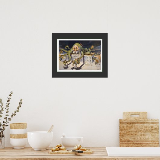 金と政治 ポスター (キッチン)