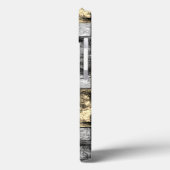 金と灰色の染み、彫り込んだ長方形の絵 Case-Mate iPhoneケース (裏面 / 左)