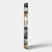 金と灰色の染み、彫り込んだ長方形の絵 Case-Mate iPhoneケース (裏面 / 右)