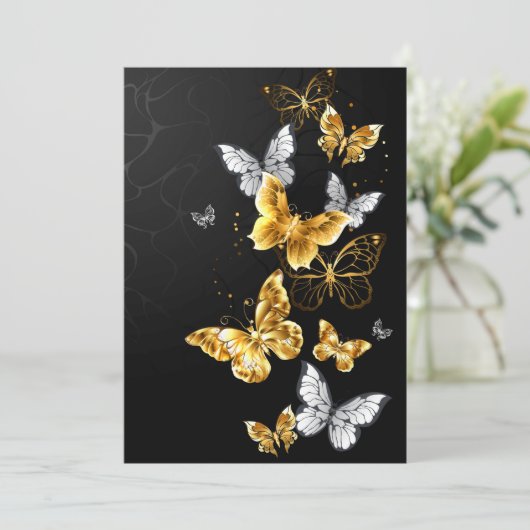 金と白の蝶 カード (スタンド正面)