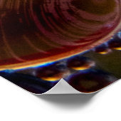 金と赤い点々 ポスター (角)