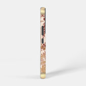 金と赤のレースのバラ SAMSUNG GALAXYケース (右側面)
