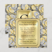 金と銀の陰陽 招待状 (正面/裏面)