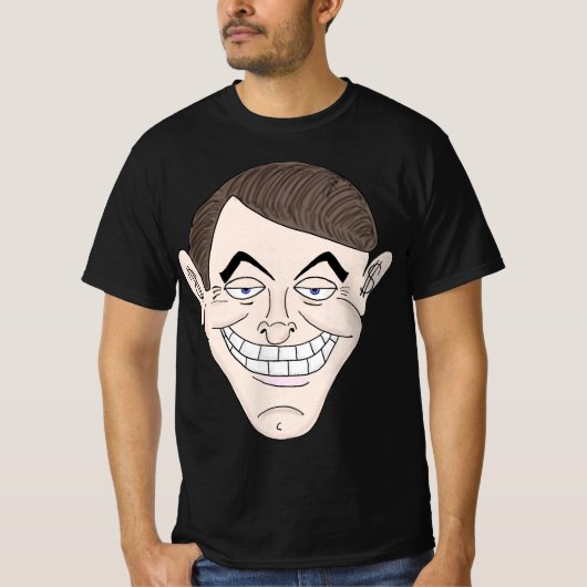 金にがめついビジネスマン Tシャツ (正面)
