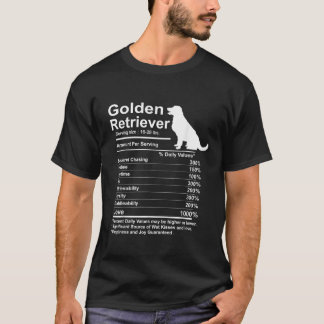 金のおもしろいレトリバー事実栄養ギフトレトリ Tシャツ