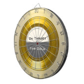 金のためのターゲット企業ので記録的なダート盤 ダーツボード (正面右)