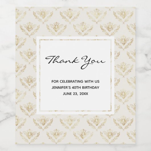 金ののまわりにで王冠党に好意を ワインラベル (シングルラベル)