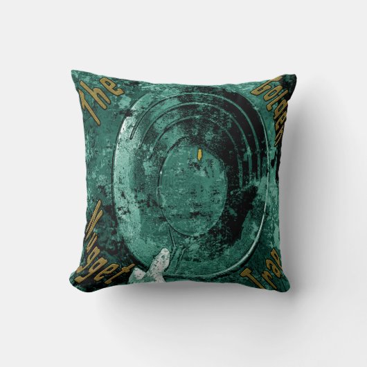 金のナゲットの罠 クッション (正面)