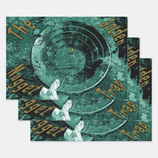 金のナゲットの罠 ラッピングペーパーシート (セット)