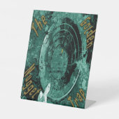 金のナゲットの罠 台座サイン (正面)