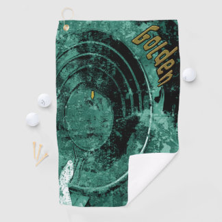 金のナゲット・トラップ・ゴルフ・タオル ゴルフタオル