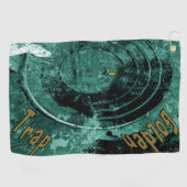 金のナゲット・トラップ・ゴルフ・タオル ゴルフタオル (横)