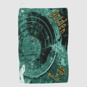 金のナゲット・トラップ・ゴルフ・タオル ゴルフタオル (正面)