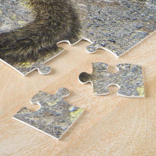 金のマントルの地面リス自然写真 ジグソーパズル (側面)