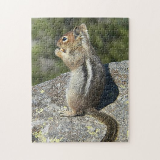 金のマントルの地面リス自然写真 ジグソーパズル (縦)