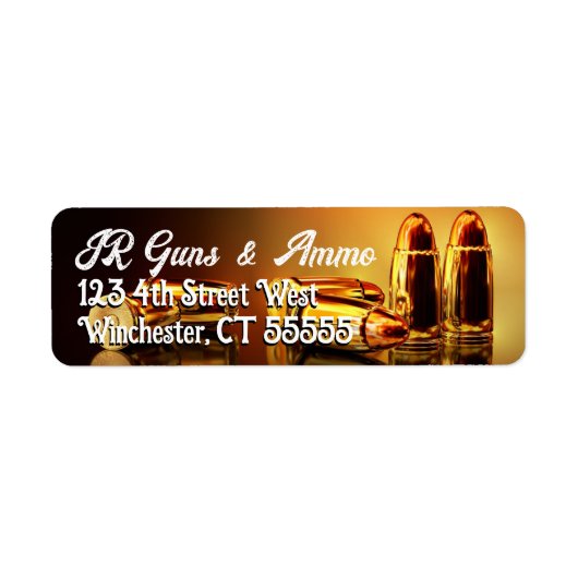 金のモダンカートリッジ ラベル (正面)