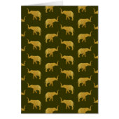 金のラッパを吹く象 (正面)