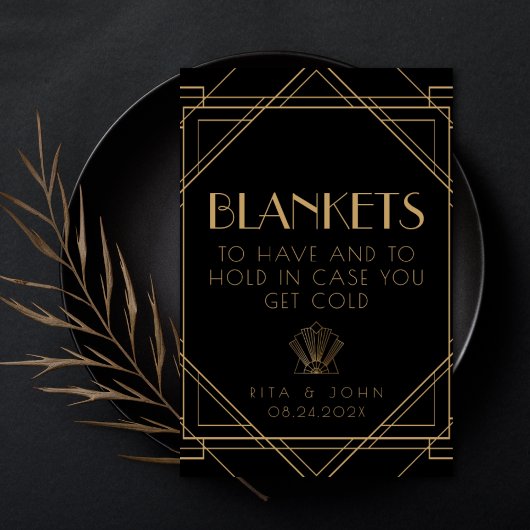 金のヴィンテージと飲み物の看板を保持する ポスター