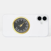 金の丸型温度計 iPhoneケース (裏面横)