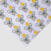 金の冠をかぶったかわいいコアラ 薄葉紙 (詳細)