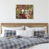 金の冠をかぶったキングレット キャンバスプリント (インサイチュ (寝室))