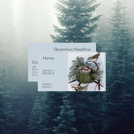 金の冠をかぶったキングレット 名刺