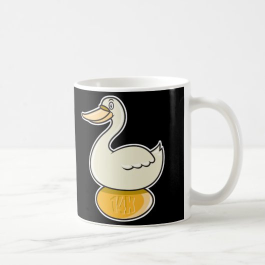 金の卵を産むガチョウ コーヒーマグカップ (右)
