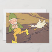 『金の卵を産むガチョウ』（原題：The Goose That Laid the Golden Egg 招待状 (正面)