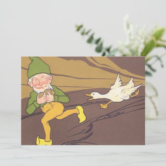 『金の卵を産むガチョウ』（原題：The Goose That Laid the Golden Egg 招待状 (スタンド正面)