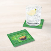 金の壷 スクエアペーパーコースター (インサイチュ)