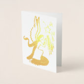 金の天使 箔カード (正面)