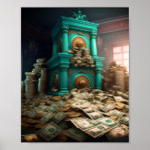 金の富の繁栄の豊かな宝庫 ポスター (正面)