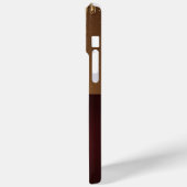 金の文字Fのモノグラム 垂れるメタリック Case-Mate iPhoneケース (裏面 / 左)