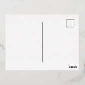 金の星とデアのクリスマス 箔シーズンポストカード (裏面)