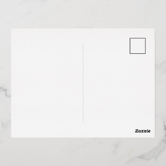 金の星とデアのクリスマス 箔シーズンポストカード (裏面)