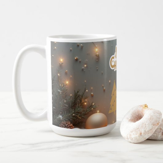 金の木々 コーヒーマグカップ (ドーナツ)