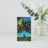 金の木の富の豊富な金融 名刺 (スタンド正面)