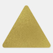 金の模様 三角形シール (正面)
