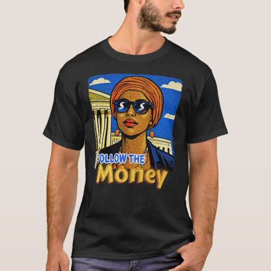 金の流れを追え Tシャツ (正面)