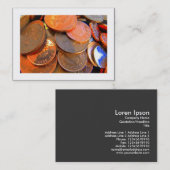 金の色縁ど 名刺 (正面/裏面)