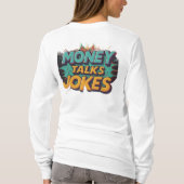 金の話し方のジョーク Tシャツ (裏面)